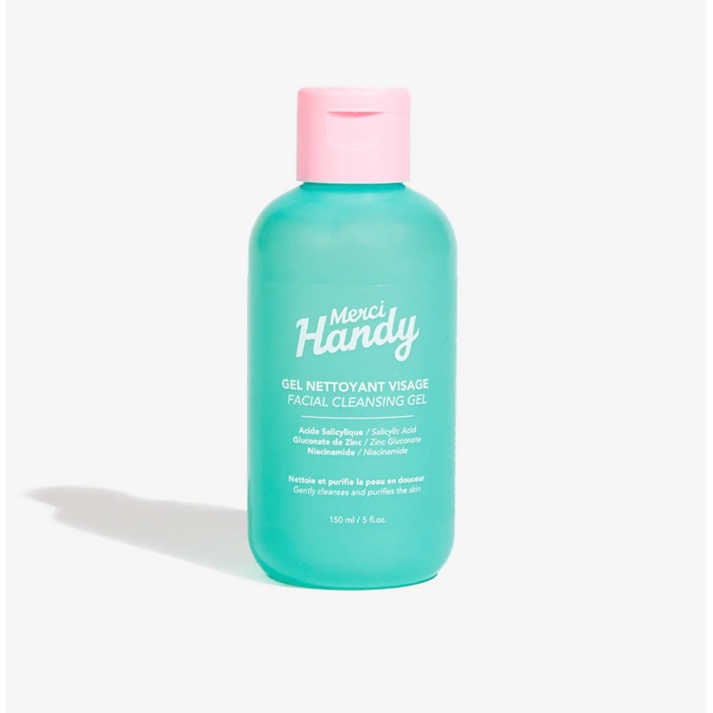 Merci Handy Facial Cleansing Gel New Sealed Blue Green Pink Full Size 5 Oz OS